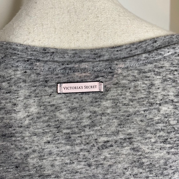 VICTORIA’S SECRET Henley Style Pajama Top Gray S - Picture 5 of 8
